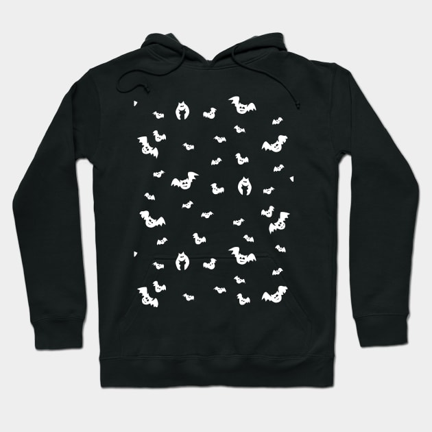 halloween dark bats pattern Hoodie by desperateandy